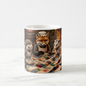 Mug Réunion de patchwork des créatures de la forêt (Centre)