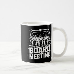 Mug Réunion de planche de snowboard télésiège skieur h