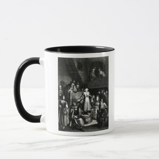 Mug Réunion de quaker, 1699 (Gauche)