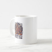 Mug Réunion de récolte hantée d'Halloween (Devant gauche)