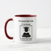 Mug Réunion des anciens élèves du lycée personnalisé t (Gauche)