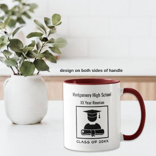 Mug Réunion des anciens élèves du lycée personnalisé t
