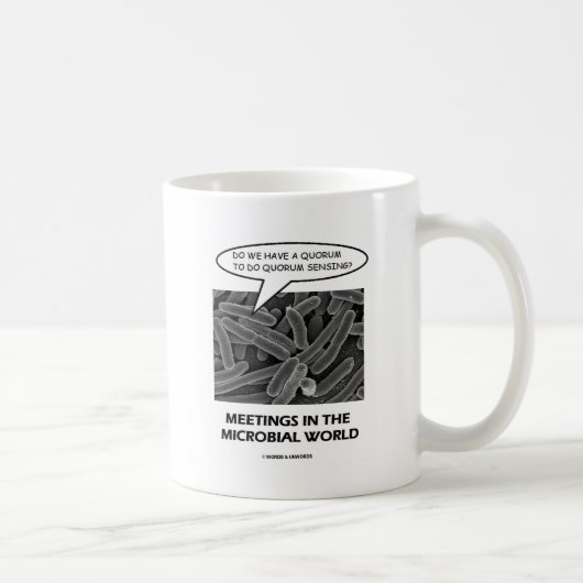Mug Réunions Dans Le Monde Microbien (Détection Du Quo (Droite)