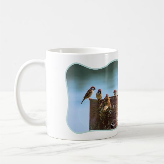 Mug Réunions de spatzen photodesign entourées (Gauche)