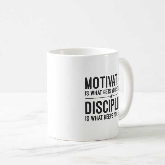 Mug Réussite, Hustle, Grind et Gym Motivationnel (Devant droit)