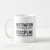 Mug Réussite, Hustle, Grind et Gym Motivationnel (Gauche)