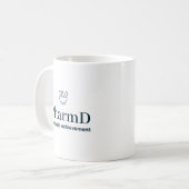 Mug Réussite universitaire en PharmD (Devant gauche)