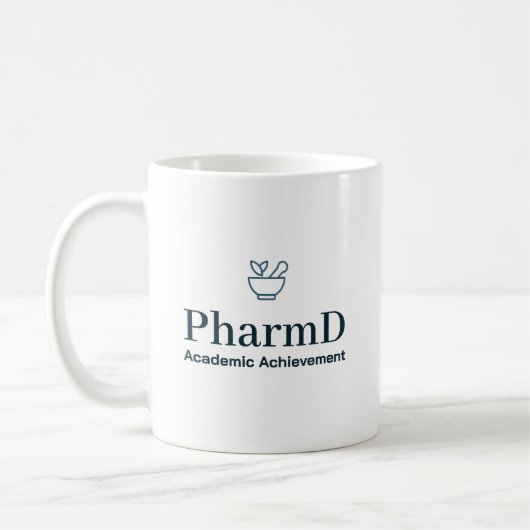 Mug Réussite universitaire en PharmD (Gauche)