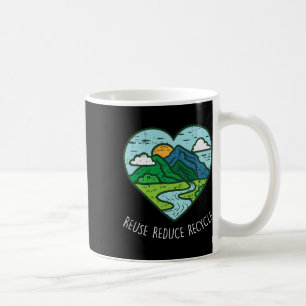 Mug Réutiliser Réduire le recyclage Jour des terres éc