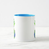 Mug Réutiliser Réduire Recycler Arbre Terre Globe (Centre)