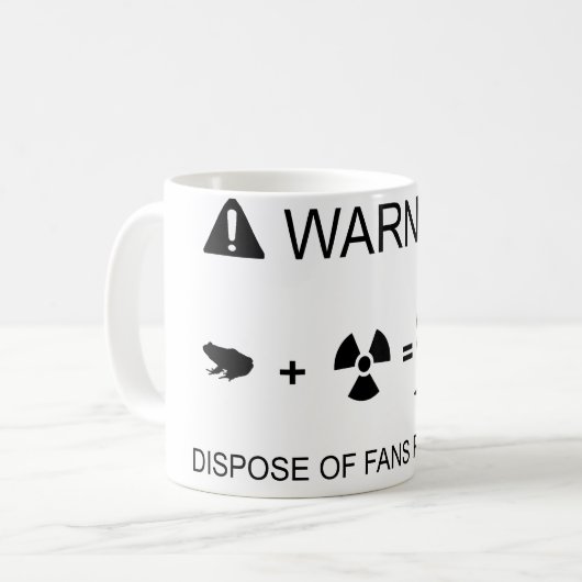 Mug Réutilisez de façon responsable (Devant gauche)