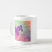 Mug Rêvant de chevaux par angelandspot. (Devant gauche)