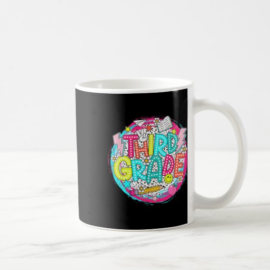 Mug Rêve à points dalmatiens 3e équipe Enseignant de t (Droite)