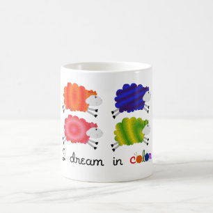 Mug Rêve de l'artiste I de fibre en couleurs