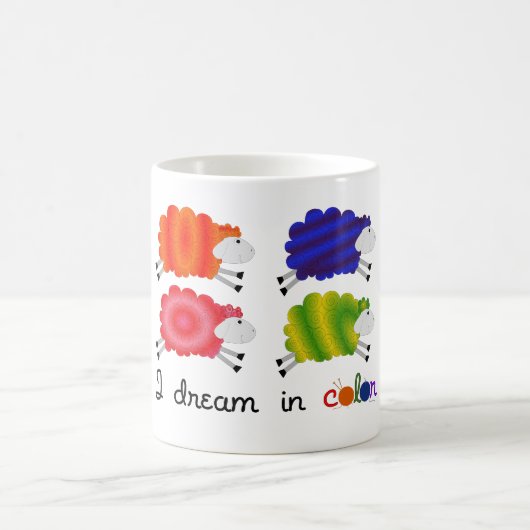 Mug Rêve de l'artiste I de fibre en couleurs (Centre)