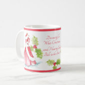 Mug Rêve de Noël par Heather French Henry (Devant gauche)