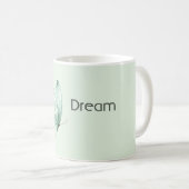 Mug Rêve de papillon vert émeraude (Devant droit)
