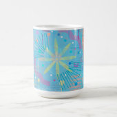 Mug Rêve de pastels bleus Abstrait  (Centre)