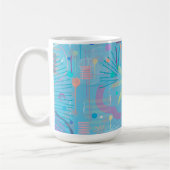Mug Rêve de pastels bleus Abstrait  (Gauche)