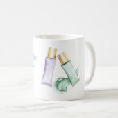 Mug Rêve de vie à la peinture violette (Devant droit)