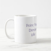Mug Rêve de vie à la peinture violette (Gauche)