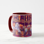 Mug rêve d'enfance - vieux cheval carrousel (Devant gauche)