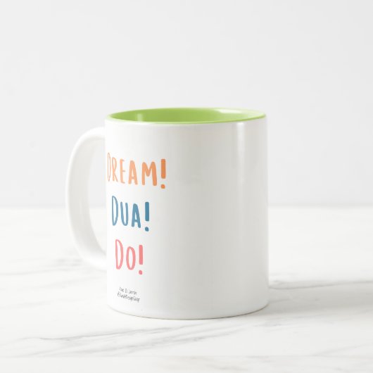 Mug - Rêve ! Double ! Faire! - 11 oz (Devant gauche)