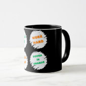 MUG RÊVE GRANDE, TRAVAILLER DUR (Devant droit)