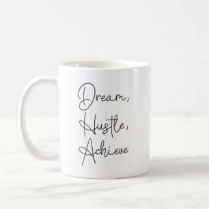 Mug Rêve, Hustle, Réussite - Gym, Hustle, Succès