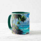 Mug Rêve, Paradis Tropical, (Devant gauche)
