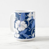 MUG RÊVE POLYNÉSIENNE (BLEU) (Devant gauche)