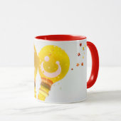 Mug "Rêve psychédélique : teintes vibrantes sur votre  (Devant droit)