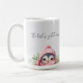 Mug Reveale sur la grossesse de pingouins mignons prom (Gauche)