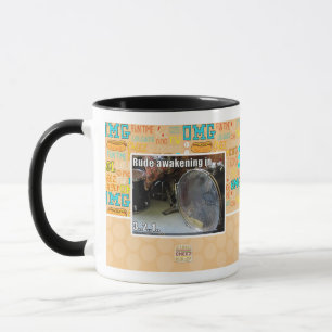 Mug Réveil grossier dedans