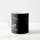 Mug Réveille-toi, c'est l'heure de pécher (Devant gauche)