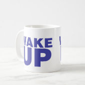 Mug Réveiller le bleu (Devant gauche)