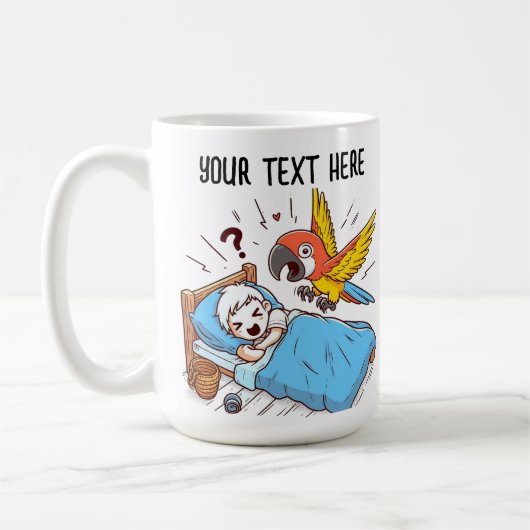 MUG RÉVEILLER LE PARROT D'ALARME (Gauche)
