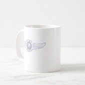 Mug Réveillez et sentez le 100LL (Devant gauche)