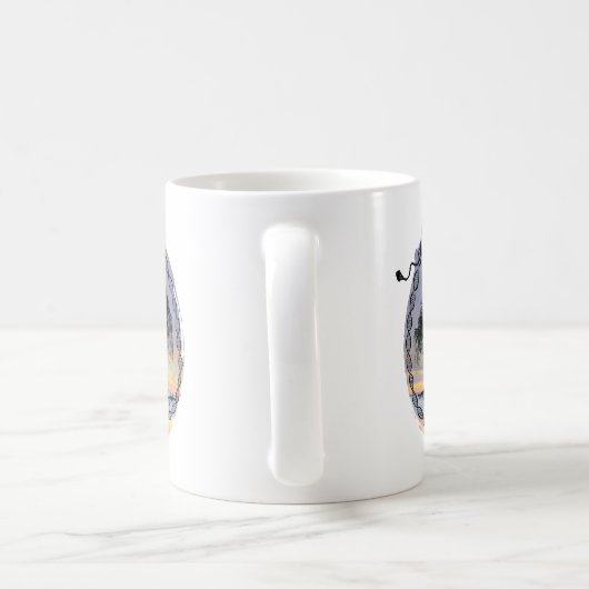 Mug Réveillez l'arbre de déesse au coucher du soleil (Poignée)