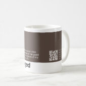 Mug Réveillez le monde/le Galt gesticulé par atlas 1 (Devant droit)