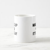 Mug Réveillez-moi quand c'est vendredi (Centre)
