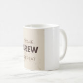 Mug Réveillez Préparez Répétez Drôle de Routine Matina (Devant droit)