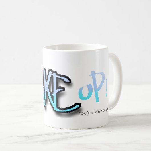 Mug Réveillez-vous ! (Devant droit)