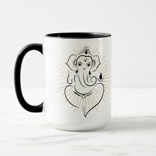 Mug Réveillez-vous avec Ganesh (Gauche)