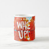 Mug Réveillez-Vous ! Avec message personnalisé (Centre)