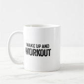 Mug Réveillez-Vous Et Entraînement - Motivationnel Fit (Gauche)