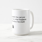 Mug RÉVEILLEZ-VOUS ET SENTEZ LES amoureux de les chats (Devant droit)