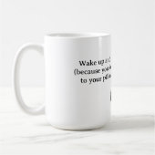 Mug RÉVEILLEZ-VOUS ET SENTEZ LES amoureux de les chats (Gauche)