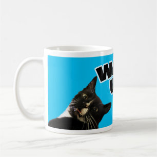 Mug Réveillez-vous Funny Chat Photo Humour Slogan