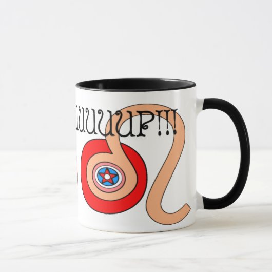 MUG RÉVEILLEZ-VOUS LEO ! (Droite)